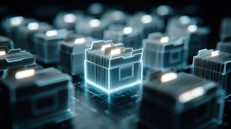 Documents d'archives numériques lumineux